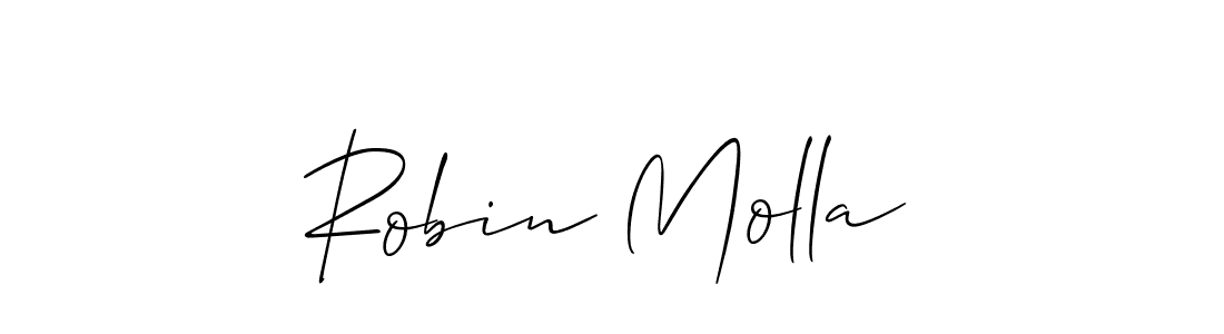 Also You can easily find your signature by using the search form. We will create Robin Molla name handwritten signature images for you free of cost using Allison_Script sign style. Robin Molla signature style 2 images and pictures png