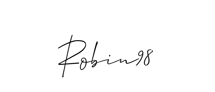 Check out images of Autograph of Robin98 name. Actor Robin98 Signature Style. Allison_Script is a professional sign style online. Robin98 signature style 2 images and pictures png