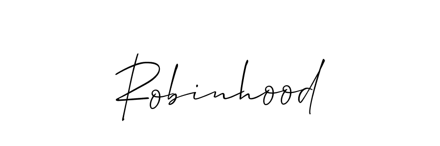 Use a signature maker to create a handwritten signature online. With this signature software, you can design (Allison_Script) your own signature for name Robinhood. Robinhood signature style 2 images and pictures png