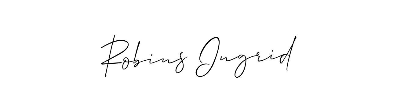 You can use this online signature creator to create a handwritten signature for the name Robins Ingrid. This is the best online autograph maker. Robins Ingrid signature style 2 images and pictures png