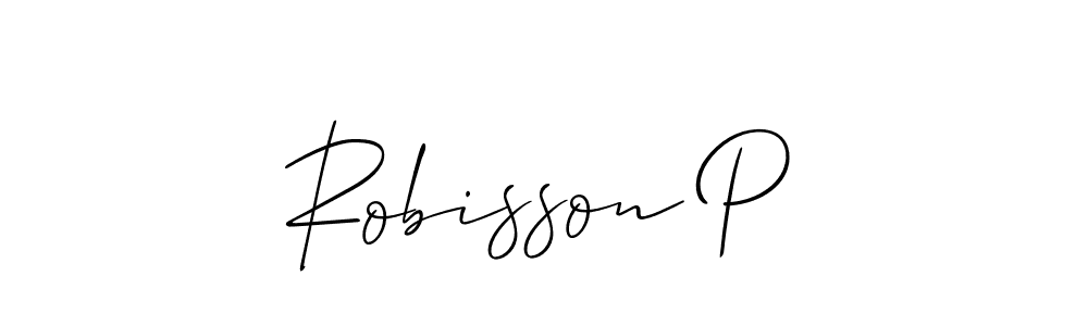 You should practise on your own different ways (Allison_Script) to write your name (Robisson P) in signature. don't let someone else do it for you. Robisson P signature style 2 images and pictures png