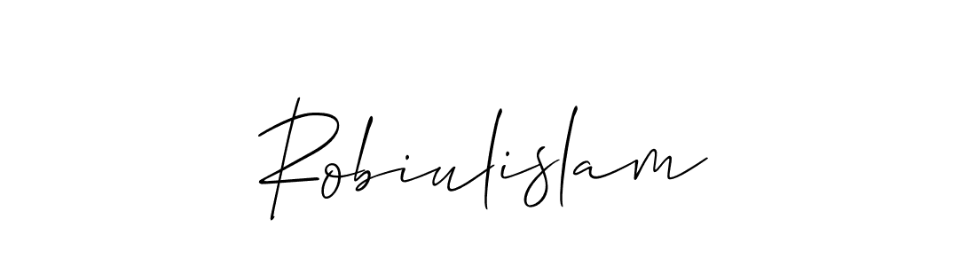 You should practise on your own different ways (Allison_Script) to write your name (Robiulislam) in signature. don't let someone else do it for you. Robiulislam signature style 2 images and pictures png
