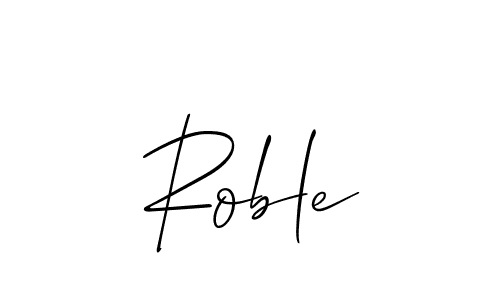 Roble stylish signature style. Best Handwritten Sign (Allison_Script) for my name. Handwritten Signature Collection Ideas for my name Roble. Roble signature style 2 images and pictures png