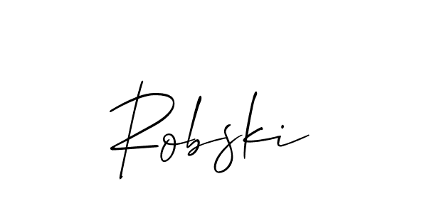 Also You can easily find your signature by using the search form. We will create Robski name handwritten signature images for you free of cost using Allison_Script sign style. Robski signature style 2 images and pictures png