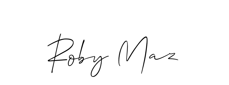 This is the best signature style for the Roby Maz name. Also you like these signature font (Allison_Script). Mix name signature. Roby Maz signature style 2 images and pictures png