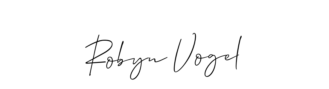 if you are searching for the best signature style for your name Robyn Vogel. so please give up your signature search. here we have designed multiple signature styles  using Allison_Script. Robyn Vogel signature style 2 images and pictures png