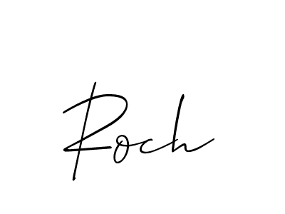 How to make Roch signature? Allison_Script is a professional autograph style. Create handwritten signature for Roch name. Roch signature style 2 images and pictures png