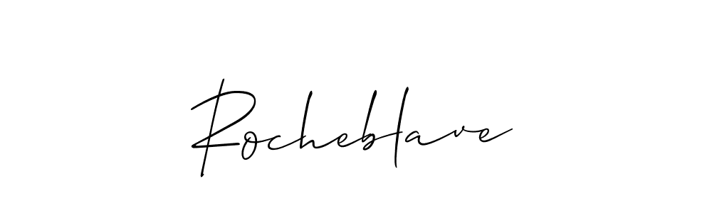 How to make Rocheblave signature? Allison_Script is a professional autograph style. Create handwritten signature for Rocheblave name. Rocheblave signature style 2 images and pictures png