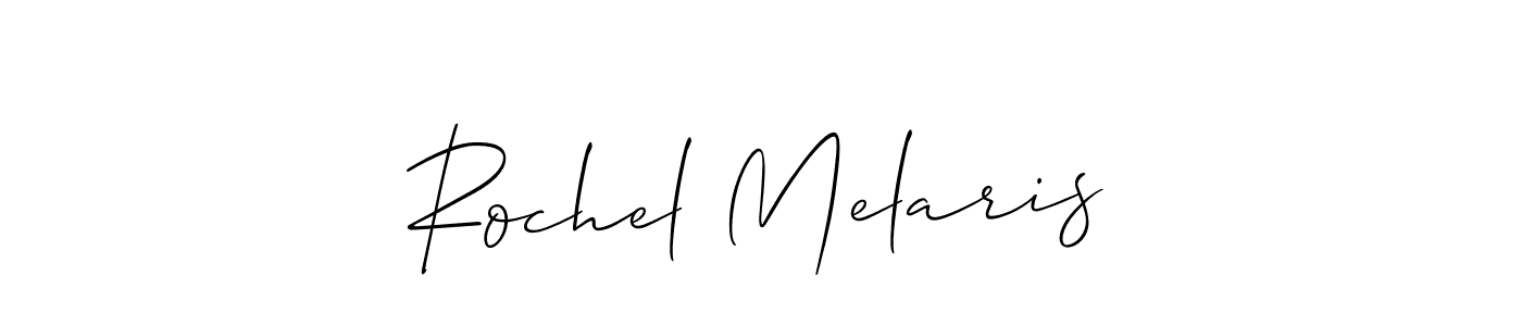 Best and Professional Signature Style for Rochel Melaris. Allison_Script Best Signature Style Collection. Rochel Melaris signature style 2 images and pictures png