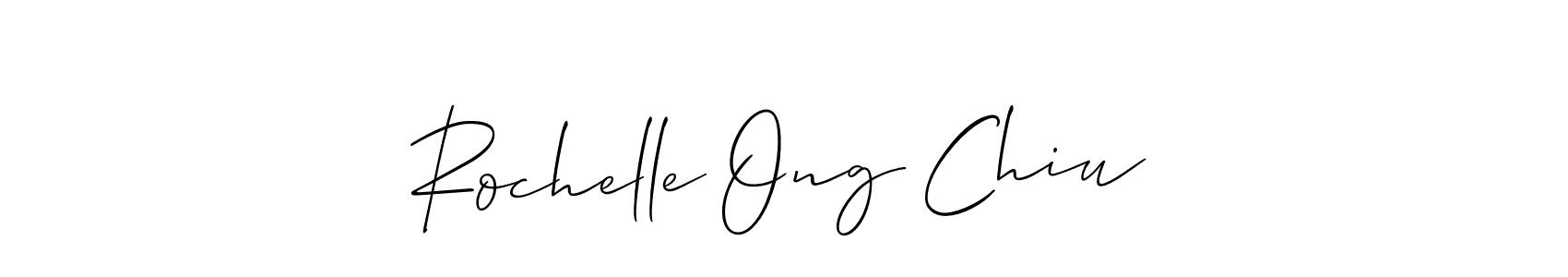 How to Draw Rochelle Ong Chiu signature style? Allison_Script is a latest design signature styles for name Rochelle Ong Chiu. Rochelle Ong Chiu signature style 2 images and pictures png