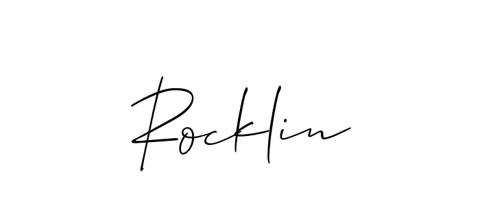 Check out images of Autograph of Rocklin name. Actor Rocklin Signature Style. Allison_Script is a professional sign style online. Rocklin signature style 2 images and pictures png