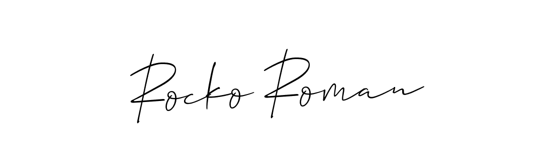 Check out images of Autograph of Rocko Roman name. Actor Rocko Roman Signature Style. Allison_Script is a professional sign style online. Rocko Roman signature style 2 images and pictures png