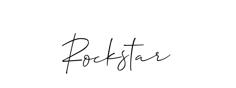 Rockstar stylish signature style. Best Handwritten Sign (Allison_Script) for my name. Handwritten Signature Collection Ideas for my name Rockstar. Rockstar signature style 2 images and pictures png