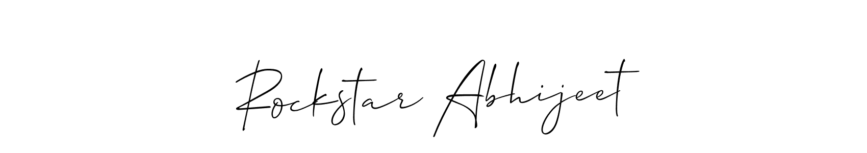 Here are the top 10 professional signature styles for the name Rockstar Abhijeet. These are the best autograph styles you can use for your name. Rockstar Abhijeet signature style 2 images and pictures png