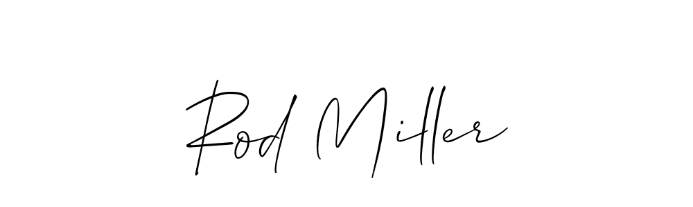 How to make Rod Miller name signature. Use Allison_Script style for creating short signs online. This is the latest handwritten sign. Rod Miller signature style 2 images and pictures png