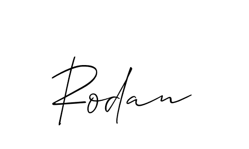 Best and Professional Signature Style for Rodan. Allison_Script Best Signature Style Collection. Rodan signature style 2 images and pictures png