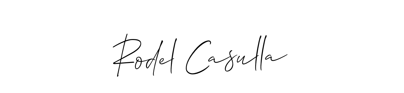 How to Draw Rodel Casulla signature style? Allison_Script is a latest design signature styles for name Rodel Casulla. Rodel Casulla signature style 2 images and pictures png