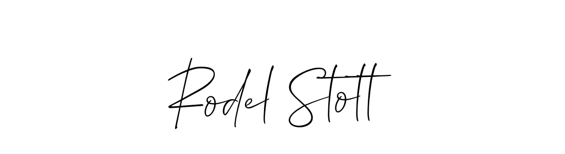 Best and Professional Signature Style for Rodel Stott. Allison_Script Best Signature Style Collection. Rodel Stott signature style 2 images and pictures png