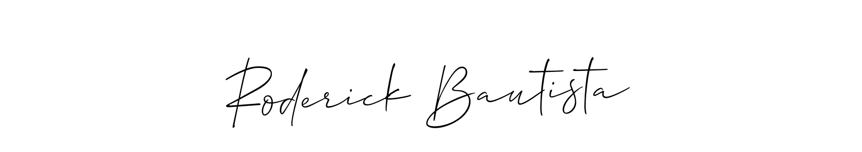 Make a beautiful signature design for name Roderick Bautista. Use this online signature maker to create a handwritten signature for free. Roderick Bautista signature style 2 images and pictures png