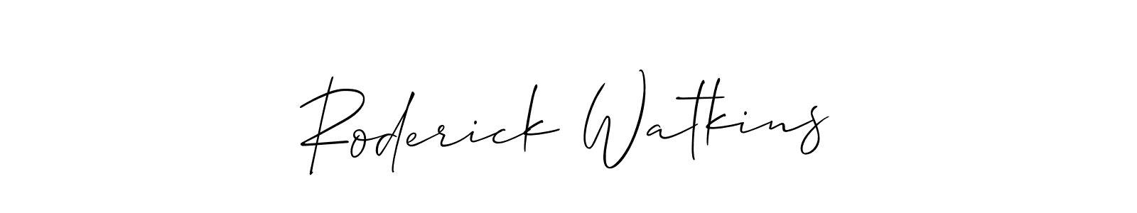 Once you've used our free online signature maker to create your best signature Allison_Script style, it's time to enjoy all of the benefits that Roderick Watkins name signing documents. Roderick Watkins signature style 2 images and pictures png