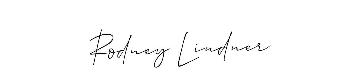 How to make Rodney Lindner signature? Allison_Script is a professional autograph style. Create handwritten signature for Rodney Lindner name. Rodney Lindner signature style 2 images and pictures png