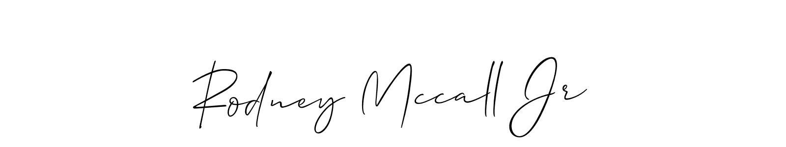 Also we have Rodney Mccall Jr name is the best signature style. Create professional handwritten signature collection using Allison_Script autograph style. Rodney Mccall Jr signature style 2 images and pictures png