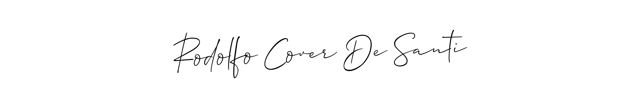 Allison_Script is a professional signature style that is perfect for those who want to add a touch of class to their signature. It is also a great choice for those who want to make their signature more unique. Get Rodolfo Cover De Santi name to fancy signature for free. Rodolfo Cover De Santi signature style 2 images and pictures png