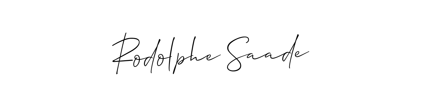 if you are searching for the best signature style for your name Rodolphe Saade. so please give up your signature search. here we have designed multiple signature styles  using Allison_Script. Rodolphe Saade signature style 2 images and pictures png