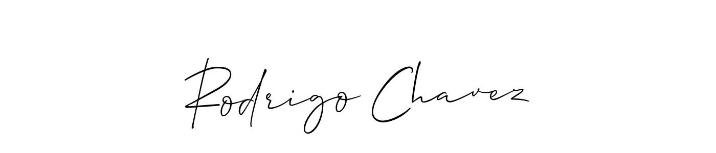 It looks lik you need a new signature style for name Rodrigo Chavez. Design unique handwritten (Allison_Script) signature with our free signature maker in just a few clicks. Rodrigo Chavez signature style 2 images and pictures png