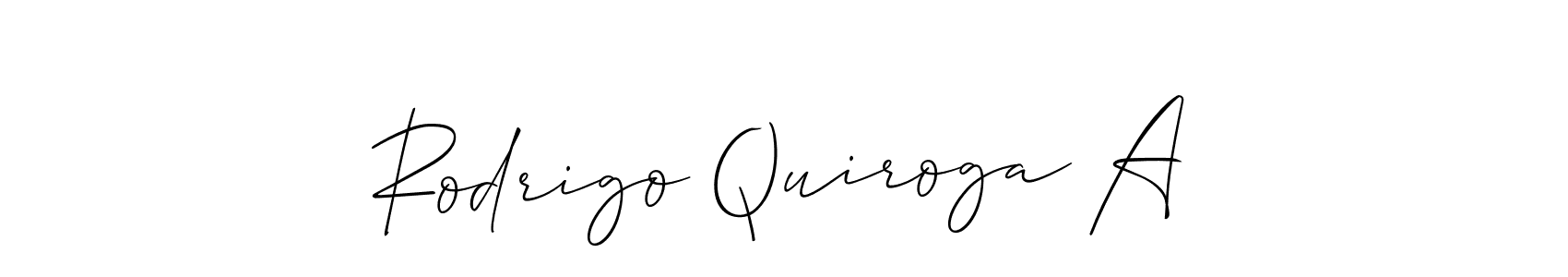 Check out images of Autograph of Rodrigo Quiroga A name. Actor Rodrigo Quiroga A Signature Style. Allison_Script is a professional sign style online. Rodrigo Quiroga A signature style 2 images and pictures png