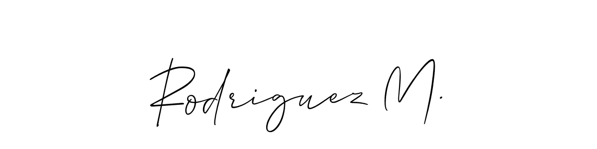 You can use this online signature creator to create a handwritten signature for the name Rodriguez M.. This is the best online autograph maker. Rodriguez M. signature style 2 images and pictures png