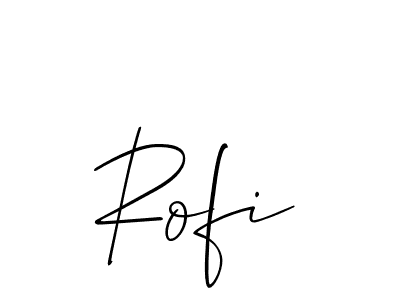 You should practise on your own different ways (Allison_Script) to write your name (Rofi) in signature. don't let someone else do it for you. Rofi signature style 2 images and pictures png