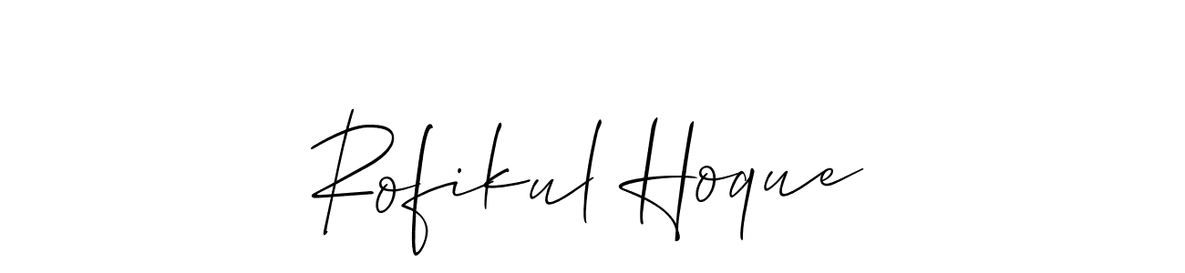 Make a beautiful signature design for name Rofikul Hoque. Use this online signature maker to create a handwritten signature for free. Rofikul Hoque signature style 2 images and pictures png