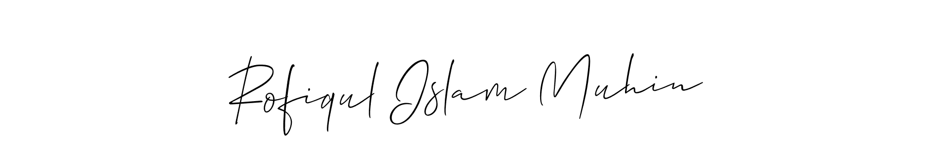 See photos of Rofiqul Islam Muhin official signature by Spectra . Check more albums & portfolios. Read reviews & check more about Allison_Script font. Rofiqul Islam Muhin signature style 2 images and pictures png