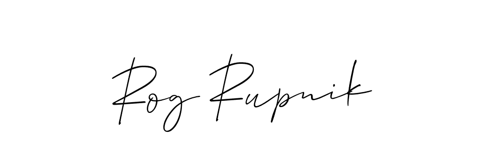 Best and Professional Signature Style for Rog Rupnik. Allison_Script Best Signature Style Collection. Rog Rupnik signature style 2 images and pictures png