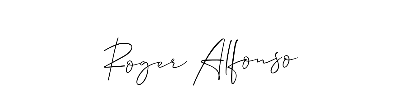 Best and Professional Signature Style for Roger Alfonso. Allison_Script Best Signature Style Collection. Roger Alfonso signature style 2 images and pictures png