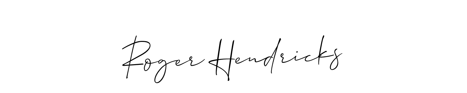 Once you've used our free online signature maker to create your best signature Allison_Script style, it's time to enjoy all of the benefits that Roger Hendricks name signing documents. Roger Hendricks signature style 2 images and pictures png