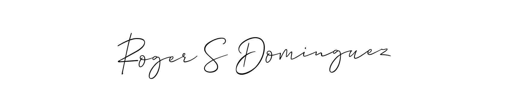 You can use this online signature creator to create a handwritten signature for the name Roger S Dominguez. This is the best online autograph maker. Roger S Dominguez signature style 2 images and pictures png