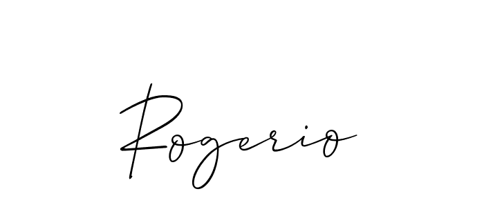 Also we have Rogerio name is the best signature style. Create professional handwritten signature collection using Allison_Script autograph style. Rogerio signature style 2 images and pictures png