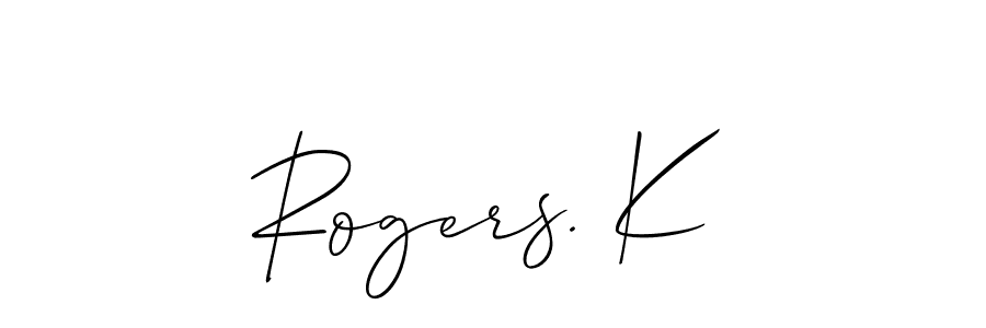 Best and Professional Signature Style for Rogers. K. Allison_Script Best Signature Style Collection. Rogers. K signature style 2 images and pictures png