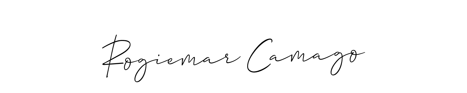 Check out images of Autograph of Rogiemar Camago name. Actor Rogiemar Camago Signature Style. Allison_Script is a professional sign style online. Rogiemar Camago signature style 2 images and pictures png