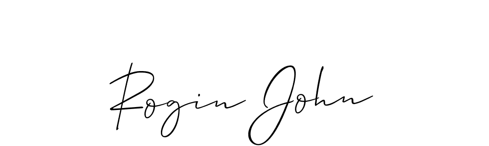 Allison_Script is a professional signature style that is perfect for those who want to add a touch of class to their signature. It is also a great choice for those who want to make their signature more unique. Get Rogin John name to fancy signature for free. Rogin John signature style 2 images and pictures png