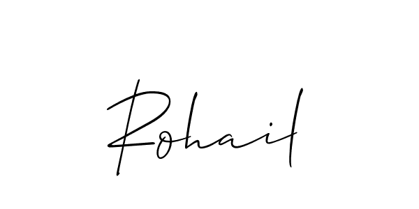 Also You can easily find your signature by using the search form. We will create Rohail name handwritten signature images for you free of cost using Allison_Script sign style. Rohail signature style 2 images and pictures png