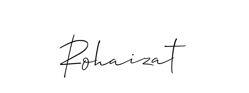 You can use this online signature creator to create a handwritten signature for the name Rohaizat. This is the best online autograph maker. Rohaizat signature style 2 images and pictures png