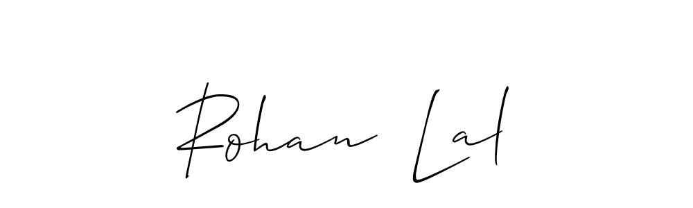 Also we have Rohan  Lal name is the best signature style. Create professional handwritten signature collection using Allison_Script autograph style. Rohan  Lal signature style 2 images and pictures png