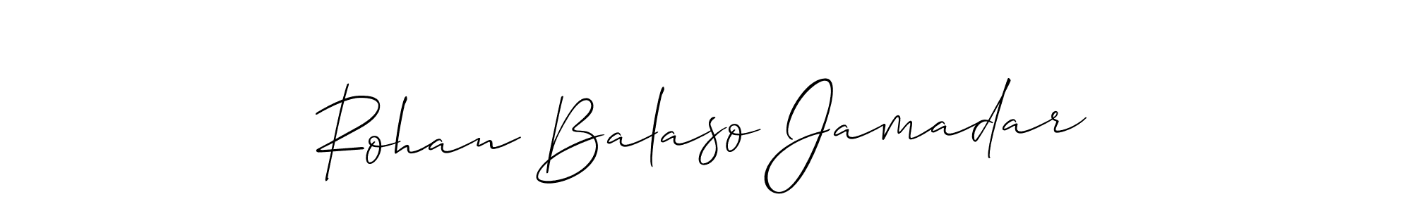 Check out images of Autograph of Rohan Balaso Jamadar name. Actor Rohan Balaso Jamadar Signature Style. Allison_Script is a professional sign style online. Rohan Balaso Jamadar signature style 2 images and pictures png