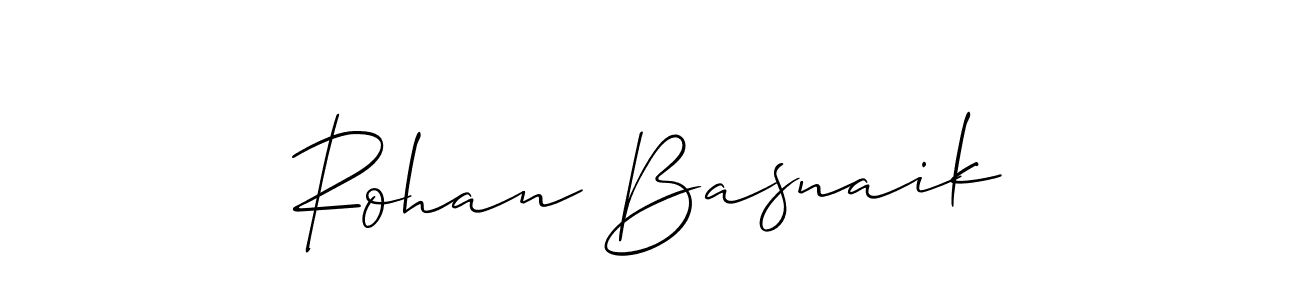 Also we have Rohan Basnaik name is the best signature style. Create professional handwritten signature collection using Allison_Script autograph style. Rohan Basnaik signature style 2 images and pictures png