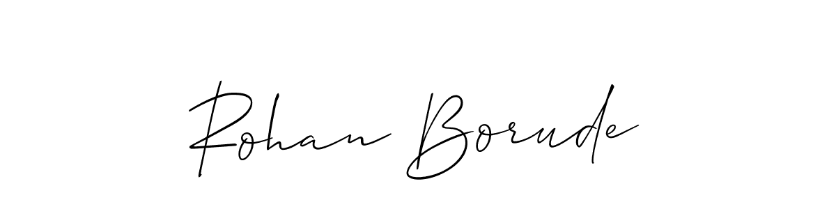 Check out images of Autograph of Rohan Borude name. Actor Rohan Borude Signature Style. Allison_Script is a professional sign style online. Rohan Borude signature style 2 images and pictures png