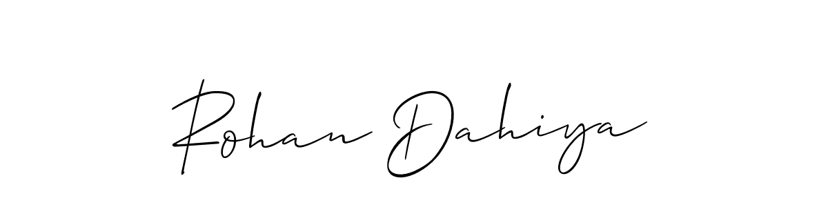 Once you've used our free online signature maker to create your best signature Allison_Script style, it's time to enjoy all of the benefits that Rohan Dahiya name signing documents. Rohan Dahiya signature style 2 images and pictures png