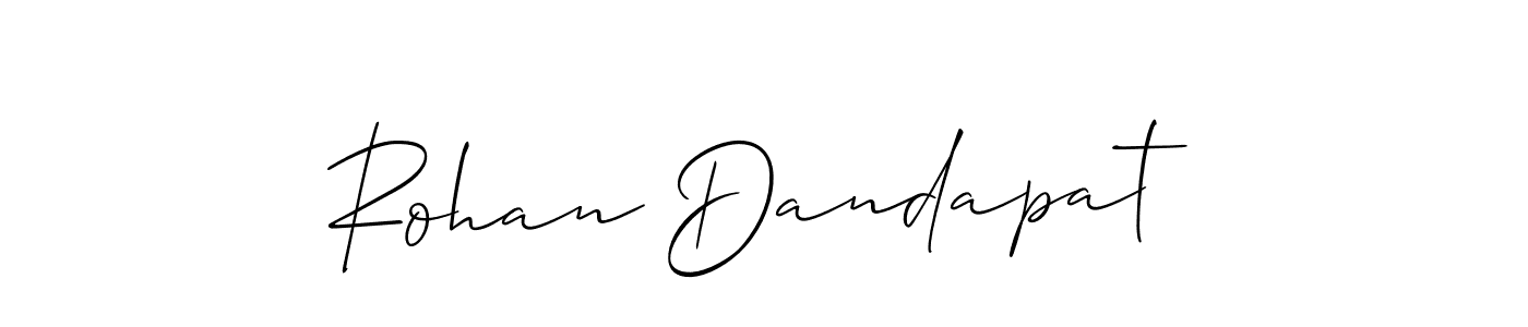 Create a beautiful signature design for name Rohan Dandapat. With this signature (Allison_Script) fonts, you can make a handwritten signature for free. Rohan Dandapat signature style 2 images and pictures png